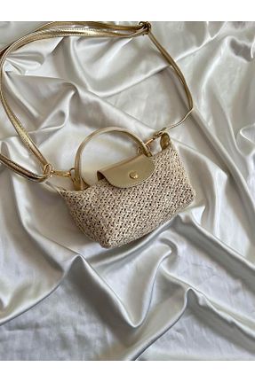 کیف دوشی رنگی زنانه حصیر Mia Collection - کد 936724739