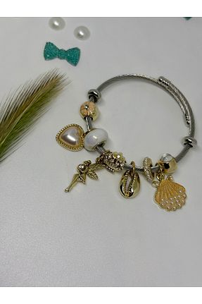 دستبند استیل (فولاد) بژ زنانه استیل (فولاد) Bonicce - کد 936735447