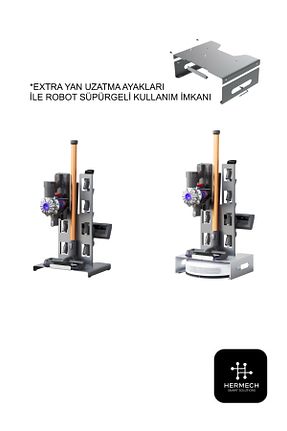 اکسسوری جاروبرقی طوسی hermech - کد 936745487