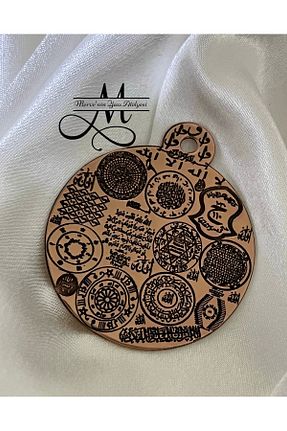 گردنبند جواهر قهوه ای زنانه مس MerveninYaziAtolyesi - کد 936745172