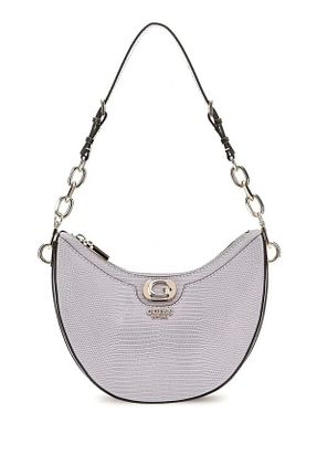 کیف دوشی طوسی زنانه چرم مصنوعی Guess - کد 886177552