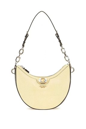 کیف دوشی زرد زنانه چرم مصنوعی Guess - کد 886156740