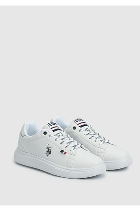 کفش اسنیکر سفید مردانه بند دار U.S. Polo Assn. - کد 894018204