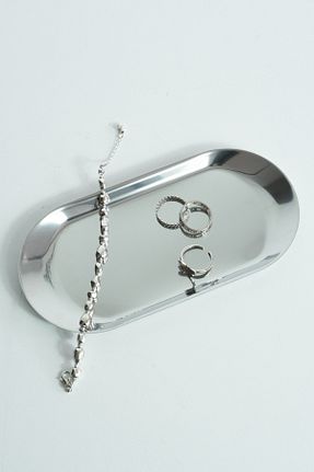کاسه و بشقاب دکوراتیو طوسی Beige & Stone - کد 936756826