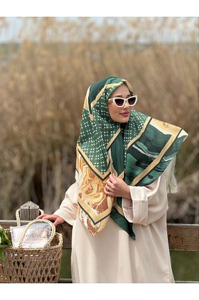 روسری رنگی پلی استر Ahivera - کد 936805375