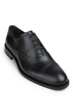 کفش کلاسیک مشکی مردانه چرم خالص Deery - کد 4626136
