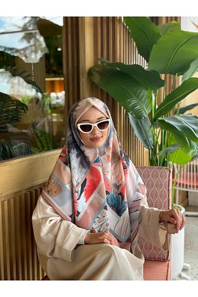 روسری رنگی پلی استر Ahivera - کد 936804069