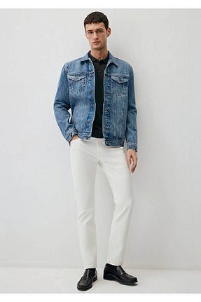 شلوار جین سفید مردانه پاچه تنگ Mavi - کد 933998896