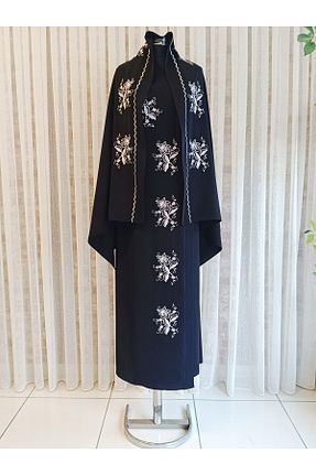 لباس حجاب مشکی زنانه اورسایز Misue Handmade - کد 936814114
