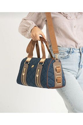 کیف دوشی سرمه ای زنانه چرم مصنوعی ST Bags - کد 936815349