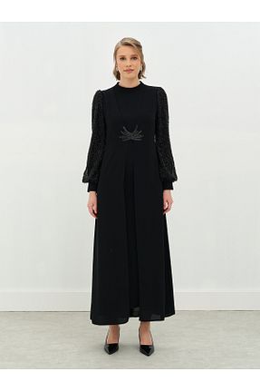 لباس مجلسی و فارغ التحصیلی مشکی زنانه پلی استر gaze - کد 936820239