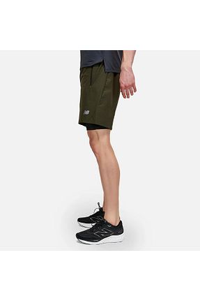 شلوارک و برمودا خاکی مردانه Relaxed New Balance - کد 826350121