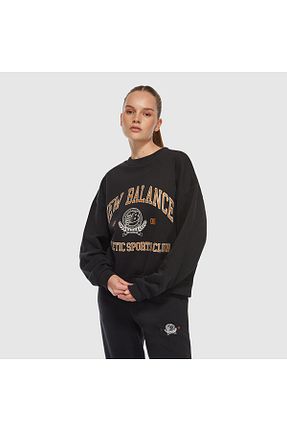 سوئیشرت مشکی زنانه ساده New Balance - کد 853480605