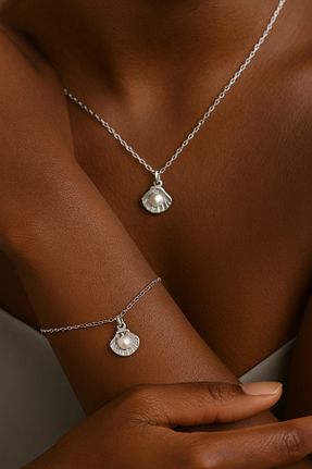 گردنبند جواهر زنانه مروارید monalisatoka - کد 937033113