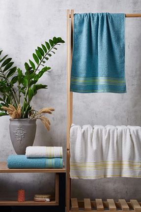 حوله فیروزه ای پنبه ای Elaganya - کد 936831227