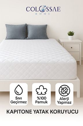 محافظ تشک سفید پنبه COLOSSAE HOME - کد 722526998