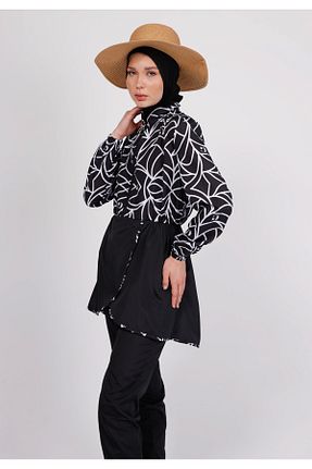 مایو حجاب مشکی زنانه Soyut GAVLİA - کد 924302650