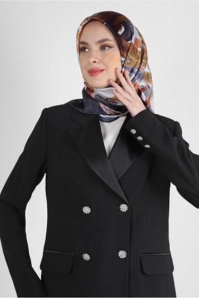 روسری مشکی پلی استر Alvina - کد 799159509