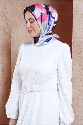 روسری پلی استر Alvina - کد 858276207