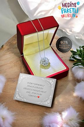 گردنبند نقره زنانه 925 عیار CAN SİLVER - کد 728104058