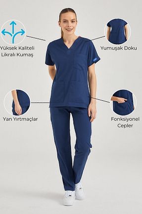 لباس کار آبی Pozitif Üniforma - کد 819067492