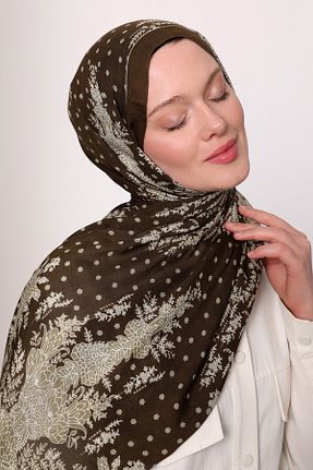 شال قهوه ای زنانه LuvenSara - کد 936903501
