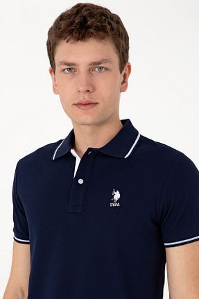 پولوشرت سرمه ای مردانه پنبه ای U.S. Polo Assn. - کد 936906142