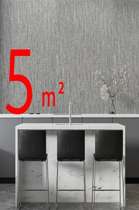 کاغذ دیواری طوسی Yapışkan Gerekli Home - کد 927599059