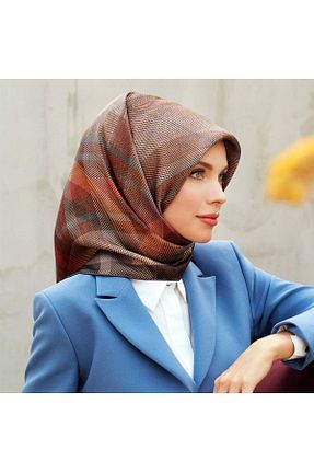 روسری قهوه ای İpek Tivil Armine - کد 936909579