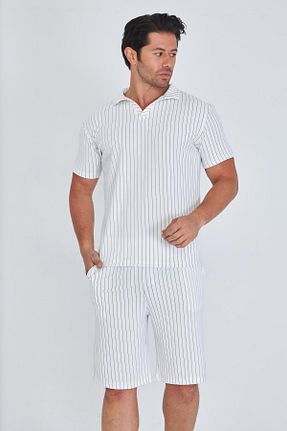 ست کرمکن اسپرت سفید مردانه پنبه ای TRENDHİLL - کد 937231170