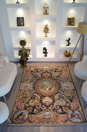 فرش رنگی قابل شستشو Rugs Modern Halı - کد 787683783