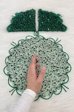 عقد و عروسی و حنابندان سبز ZEYMERADE - کد 936941923