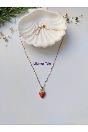 گردنبند استیل ( فولاد ) زرد استیل (فولاد) Lilamor - کد 937157187