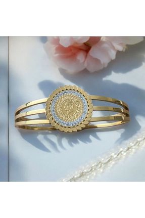 دستبند استیل (فولاد) زرد استیل ضد زنگ Constanza Exclusive - کد 937273911