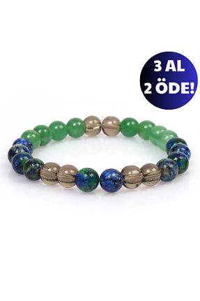 دستبند جواهر رنگی زنانه سنگ طبیعی Mystic Energy - کد 931576668