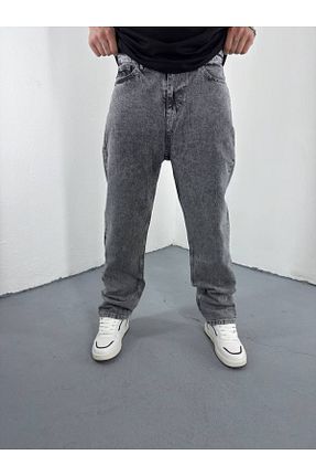 شلوار جین طوسی مردانه پاچه لوله تفنگی FURY wear - کد 937191188