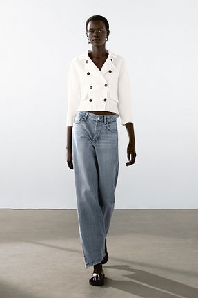 رویه سفید زنانه پنبه ای Massimo Dutti - کد 925699271