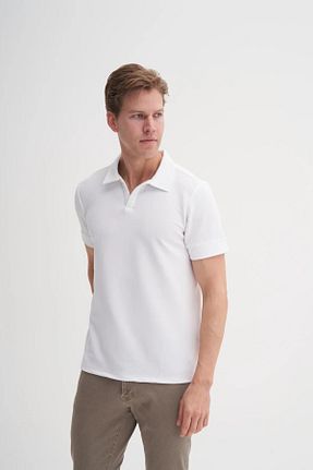تیشرت سفید مردانه رگولار Cazador - کد 920526669