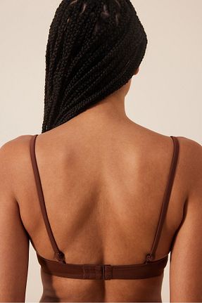 بالاتنه بیکینی قهوه ای زنانه ساده Penti - کد 842072005
