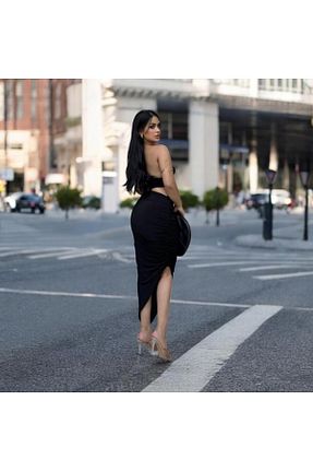 لباس مشکی زنانه بافتنی SmoothStride - کد 937218581