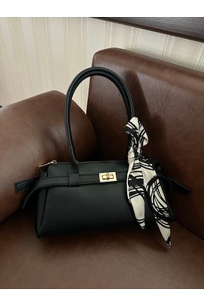 کیف دوشی مشکی زنانه چرم مصنوعی macharelbasic - کد 937242836