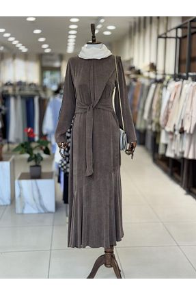 لباس قهوه ای زنانه بافتنی Zühre - کد 937279554