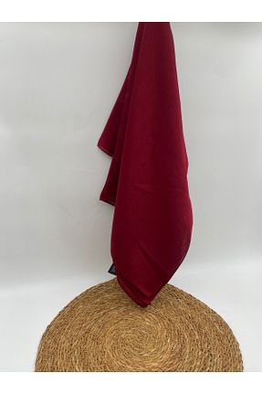 شال زرشکی زنانه پلی استر ipekhane - کد 937246769