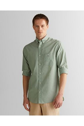 پیراهن سبز مردانه رگولار Gant - کد 927611682
