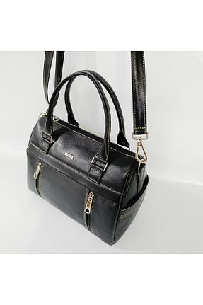 کیف پستچی مشکی زنانه چرم خالص LEATHERSU - کد 927186500
