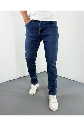 شلوار جین سرمه ای مردانه پاچه تنگ FURY wear - کد 937245123