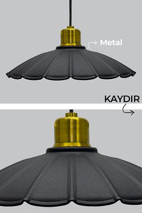 لوستر مشکی فلزی Vivido Home - کد 897733295
