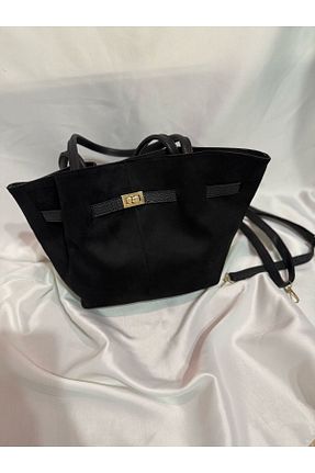 کیف دوشی مشکی زنانه چرم مصنوعی Tasarım - کد 927204723
