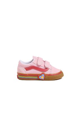 کفش پیاده روی صورتی بچه گانه پارچه ای Vans - کد 937266326