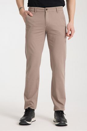 شلوار بژ مردانه پنبه ای muzzo jeans - کد 920039627
